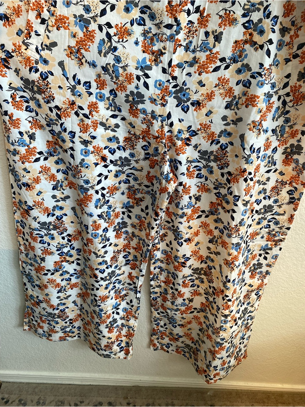 Floral Wide-Leg Romper